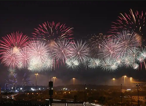 西峡县焰火晚会